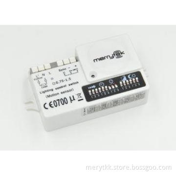 Indoor 800W Cluster Control Dimmable Motion Sensor With DIP